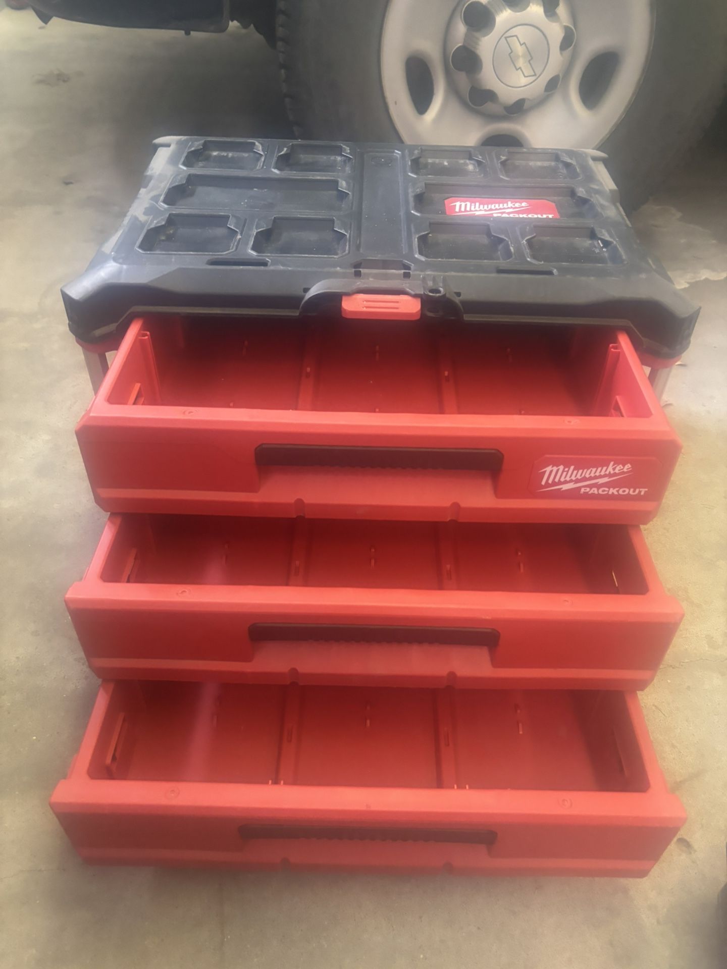 Milwaukee Packout 3 Drawer