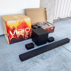 (NEW) $140 (VIZIO) V-Series 5.1 Home Theater Sound Bar Dolby Audio Bluetooth Wireless Subwoofer Voice Assistant (V51x-J6)