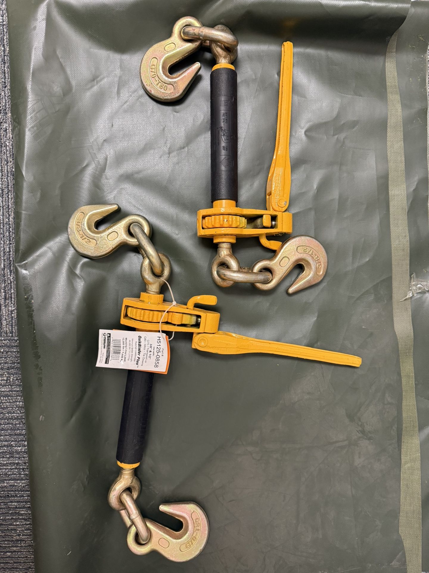 2-Peerless Folding Handle QuikBinder Plus Ratchet Binder 5/16"