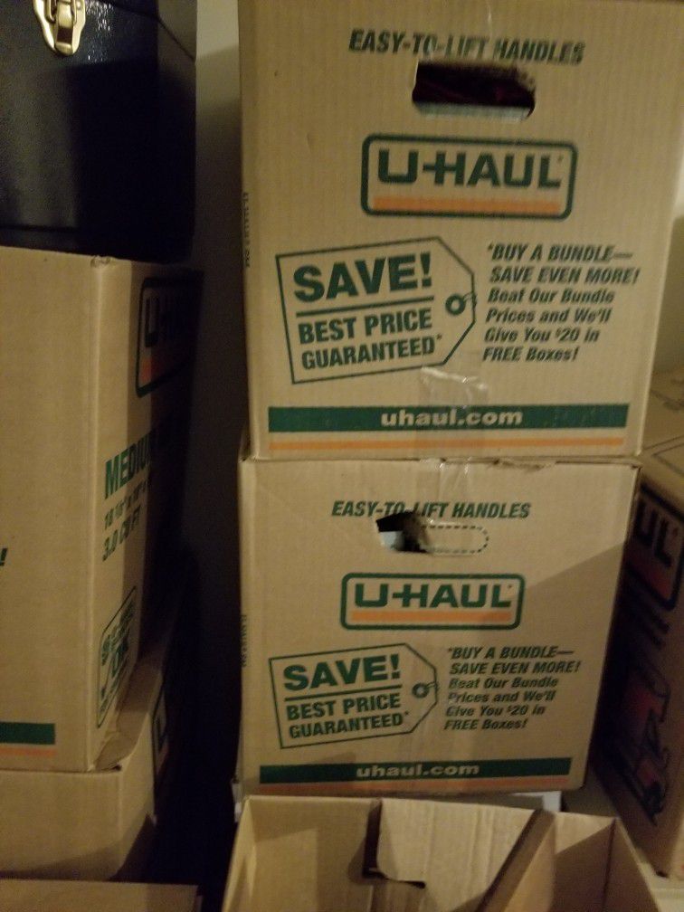 U-Haul Packing Boxes