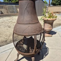 Large Firepit On Wheels 