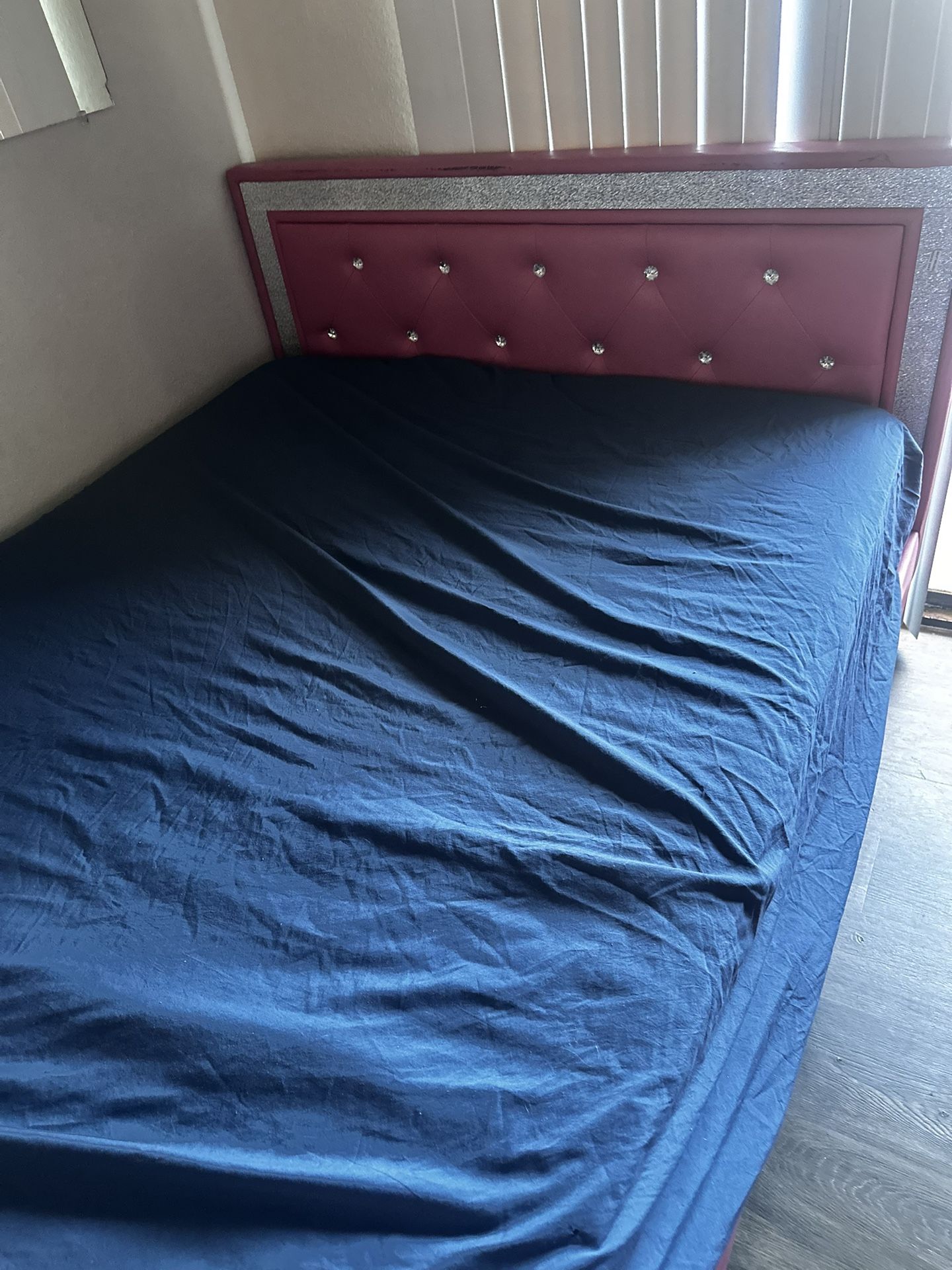 Pink Bed Frame - Full