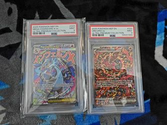Mega Charizard X EX Promo & Oricorio EX promo. PSA 9's