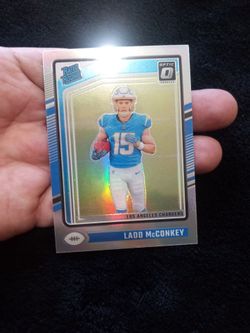 San Diego Chargers Ladd MCconkey 2024 Optic Silver Holo RC