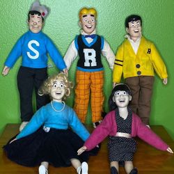 Vintage Archie And The  Gang Collectible Dolls