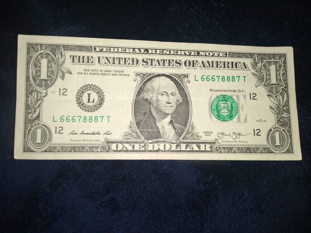 $1 Unique Serial Number