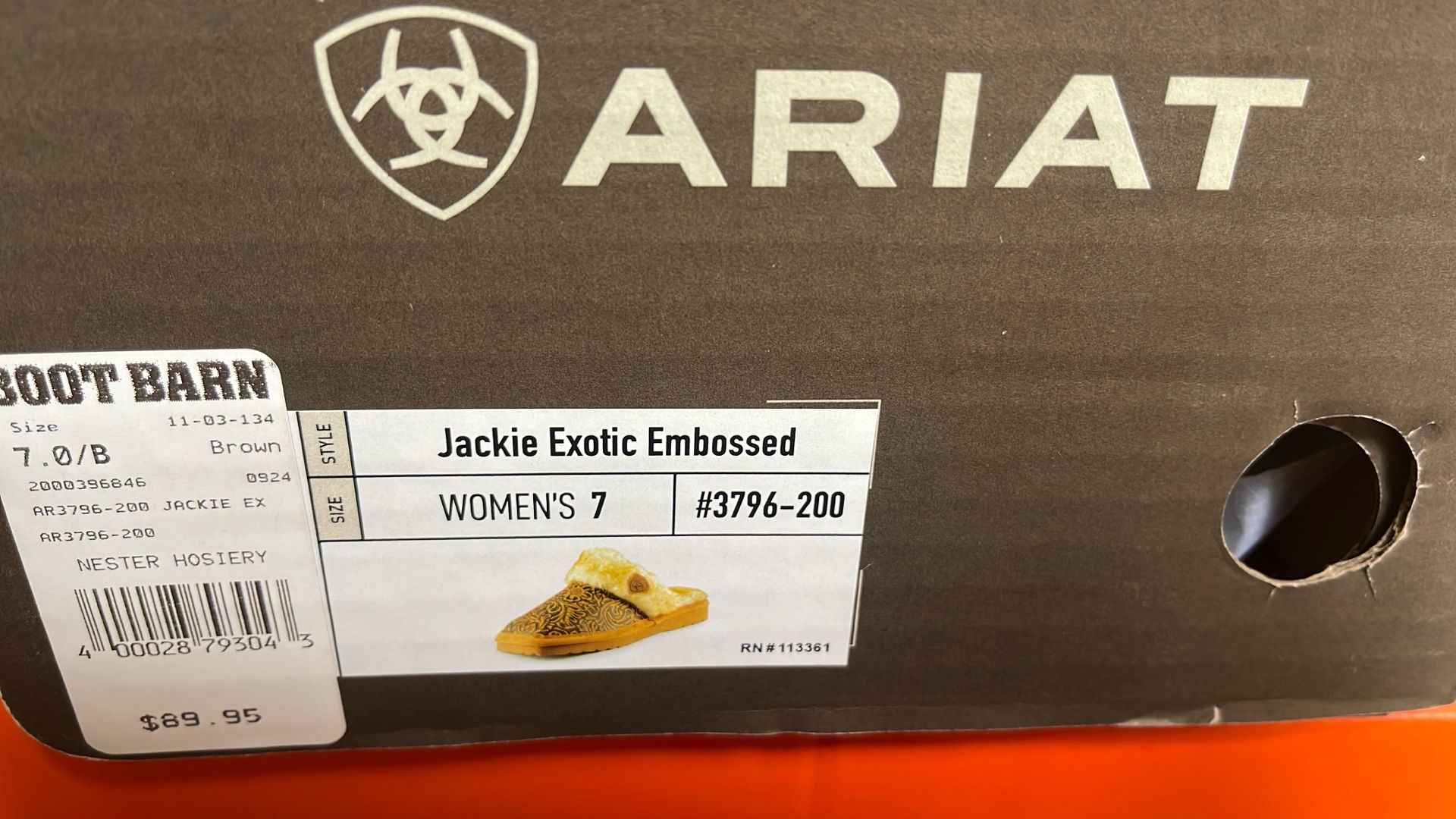 Ariat Jackie Exotic Embossed