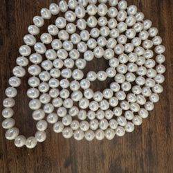 2 ft Long FRESH WATER PEARL NECKLACE