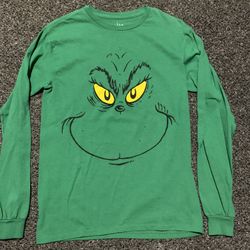 Men or women adult size small the grinch Christmas long sleeve shirt 
