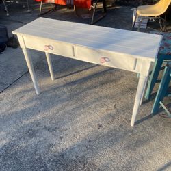 48x30x16” White Wooden Table