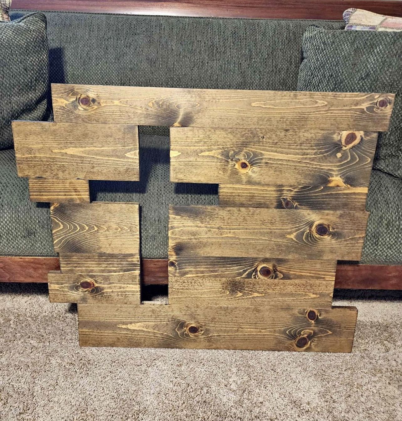 Handmade pallet decor