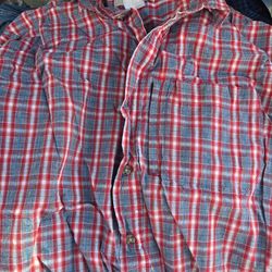 WRANGLER RUGGED WEAR BUTTON DOWN SHORT SLEEVE SHIRT SZ XXL 2XL