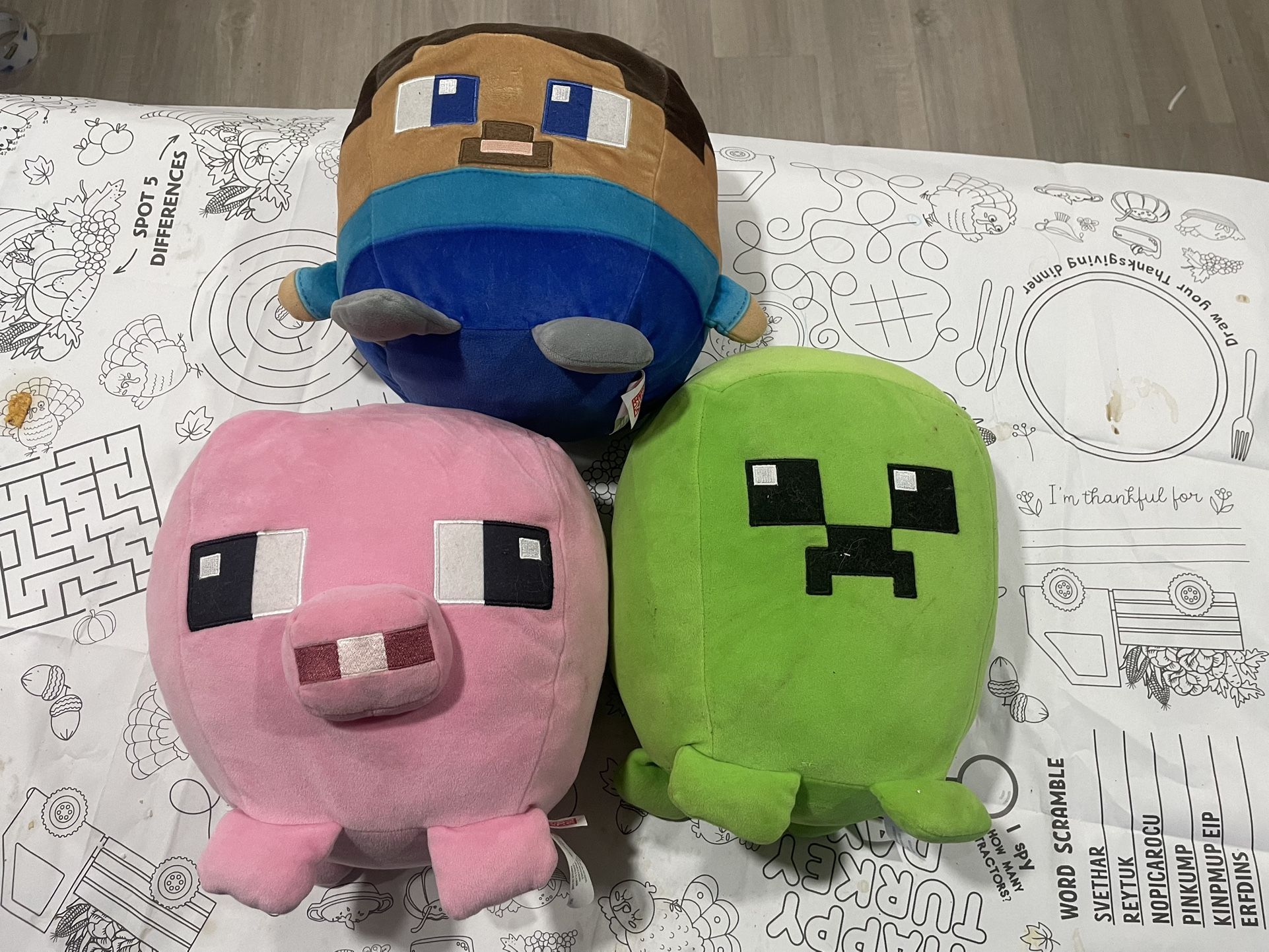 Minecraft Plushies 