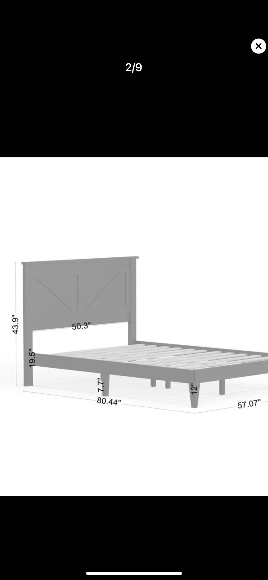 New Bed Frame-King