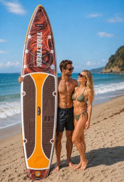 BRAND NEW INFLATABLE PADDLE BOARD