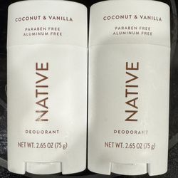 Native Deodorant Coconut & Vanilla 2ct