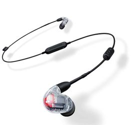 Shure SE846-CL+BT1 Wireless Sound Isolating Earphones with Bluetooth Enabled Communication Cable, Clear
