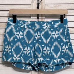 Banana Republic Aztec Print Ryan Fit Shorts Size 0 PRICE FIRM