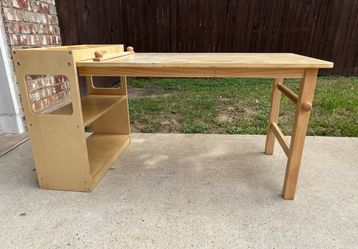 BATESO Kids Wooden Craft Table