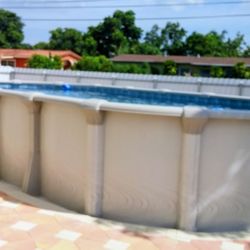 Above Ground Pool Oval 