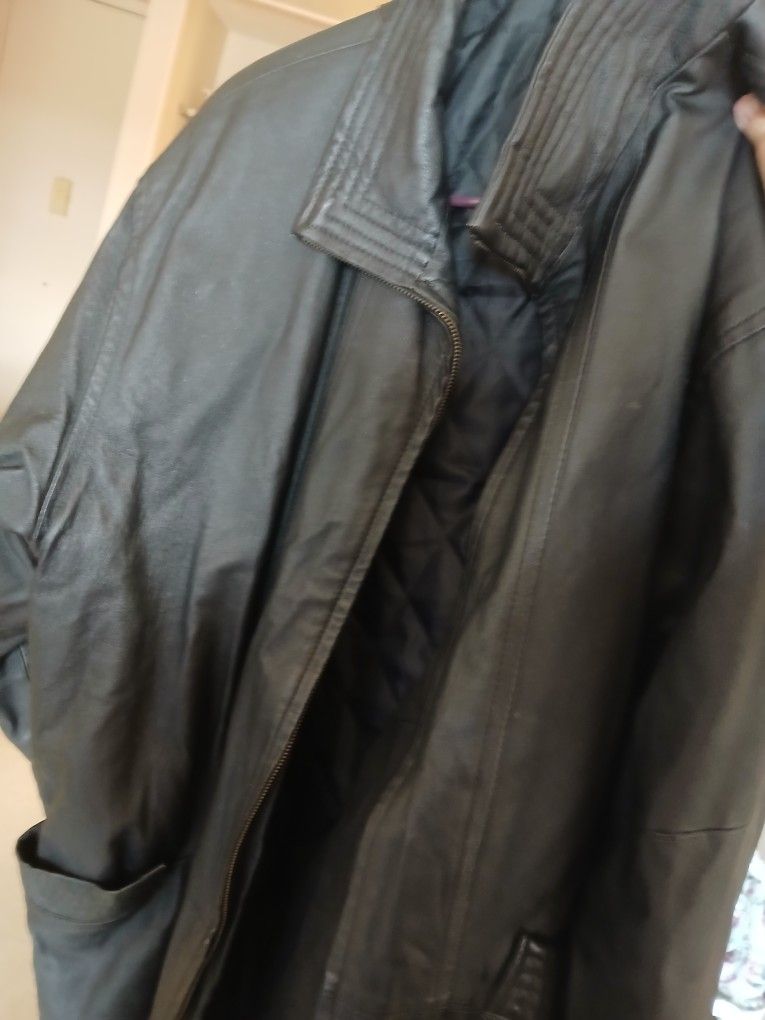Leather Jacket 2x