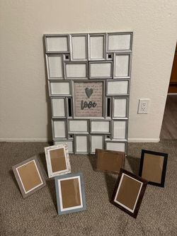 Multi-Opening Collage Frame and individual picture Frames