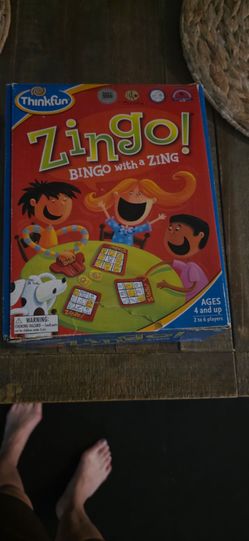 Zingo bingo board game
