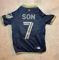 Los Angeles Football Club Pet Jersey Heung-min Son #7 MLS Dog Shirt Size M,L XL