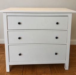 IKEA HEMNES White 3-Drawer Dresser