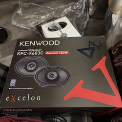Kenwood KFC-X683C eXcelon speakers (180W peak).