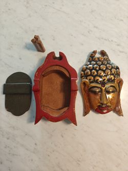 Indonesian Buddha Head Puzzle Box