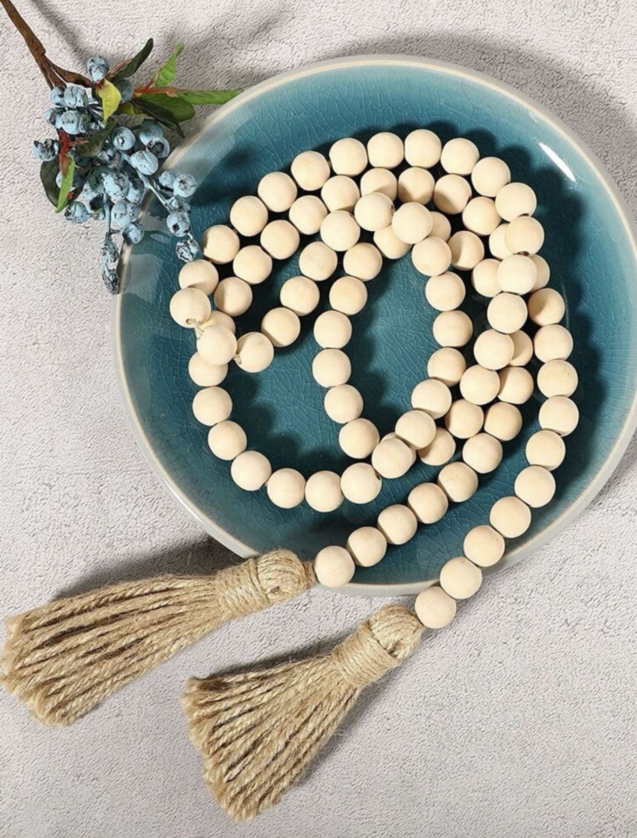 Wooden Beads Decor (58 In)