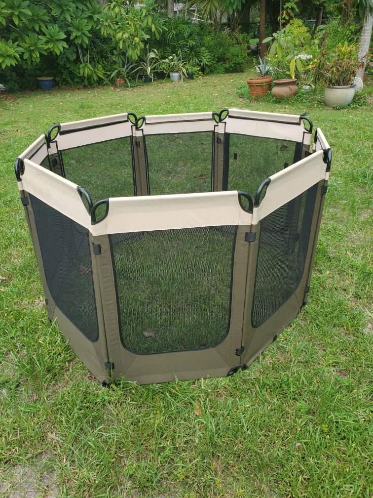 Portable dog enclosure & agility starter kit
