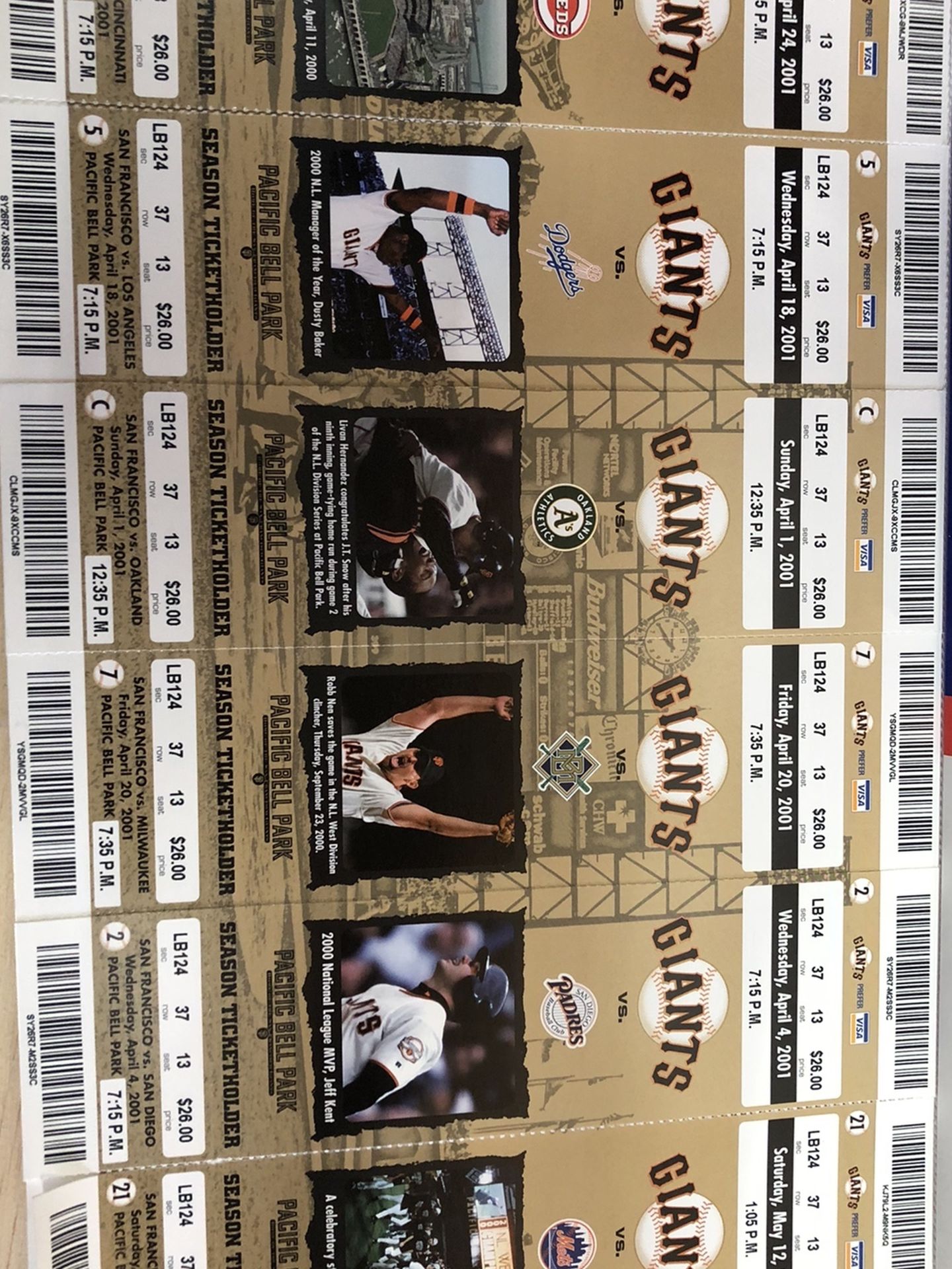 2000 Giants Tickets