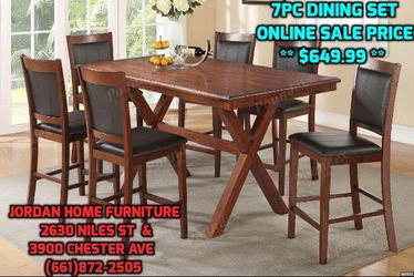 7pc Dining table
