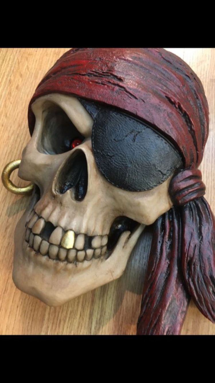 Pirate with Bones. Wall Decor. Unique style