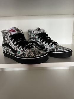 Vans Custom Money Money. Like New Size 6.5 Men’s