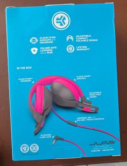 JLab JBuddies Studio2 Kids Headphones Pink