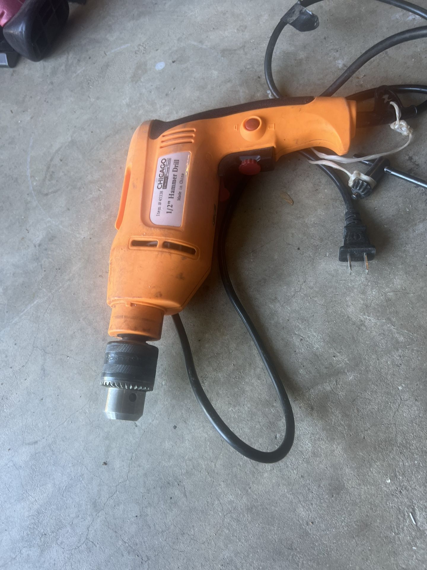 Chicago Electric Hammer Drill