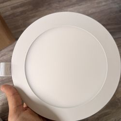 Ultra thin, LED, recess ceiling lights with junction box (10) pack 