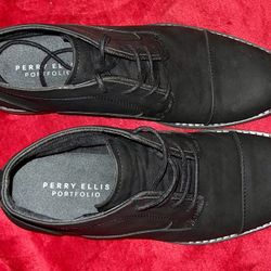 Men\'s Black Leather Shoes / Pacino Mid Venturini Black Sz 9 M “Pacino” Leather Lace-Up Mens  main image 4