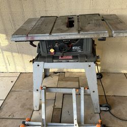 Craftsman 10 Inch Table Saw With Stand