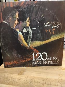 Vintage Collector's Vinyl Records Title "120 Music Masterpieces" 2 LP Set $15 Or Best Offer
