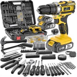 20V Cordless Drill Kit (136pcs