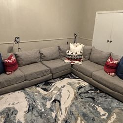 Oversized Sectional, Deep Seating 