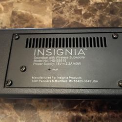 INSIGNIA Bluetooth Sound Bar