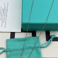 Tiffany & Co. Smile Necklace with Full Diamond Setting