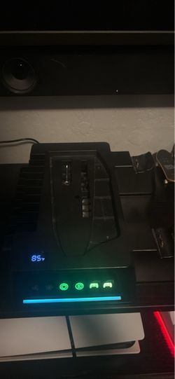 PS5 cool down station with charging ports for controllers