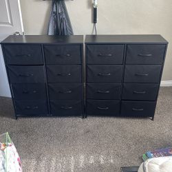 Fabric Drawers Set Of 2