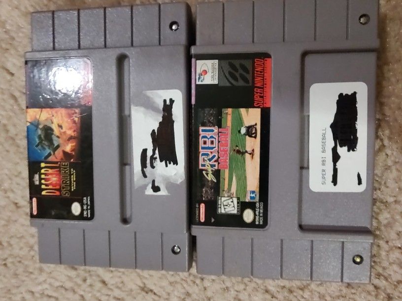 Vintage Super Nintendo Games